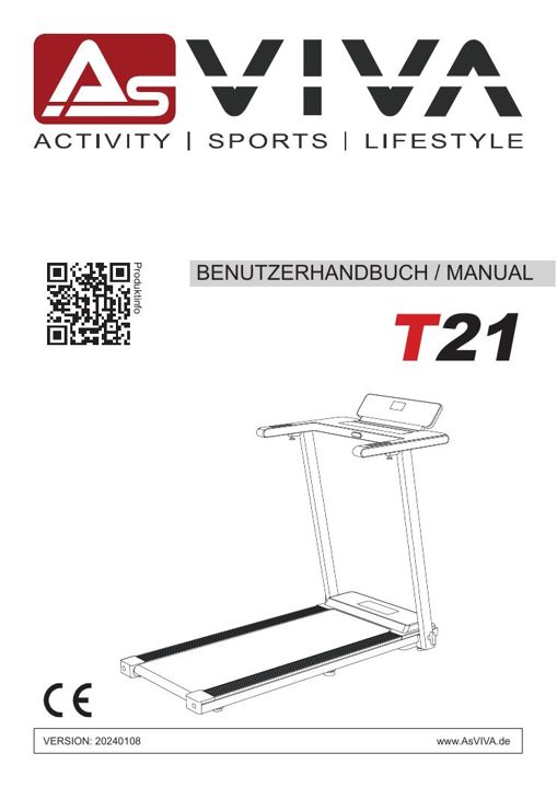 2in1 – Walk & Run Laufband T21