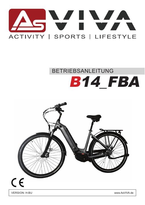 City E-Bike Stadtfalter B14 – Grau/Weiß
