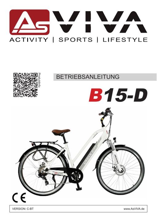 City E-Bike B15 – 28 Zoll – Grau/Weiß
