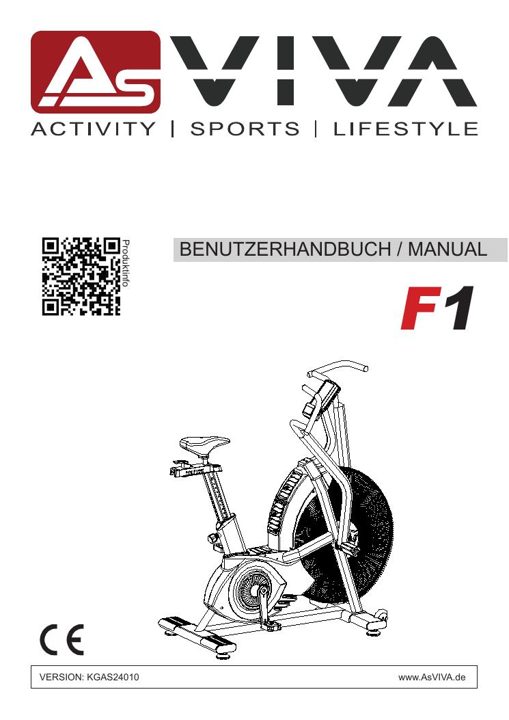Air Bike Semi-Pro Exercise Bike F1