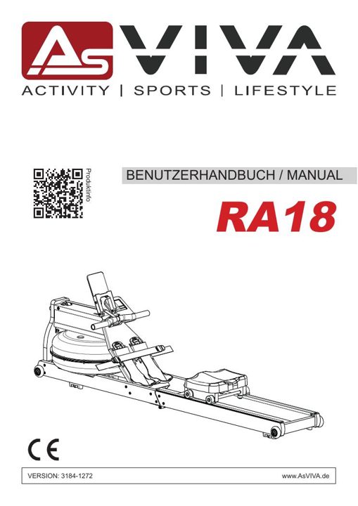 Water Rowing Machine RA18 Pro