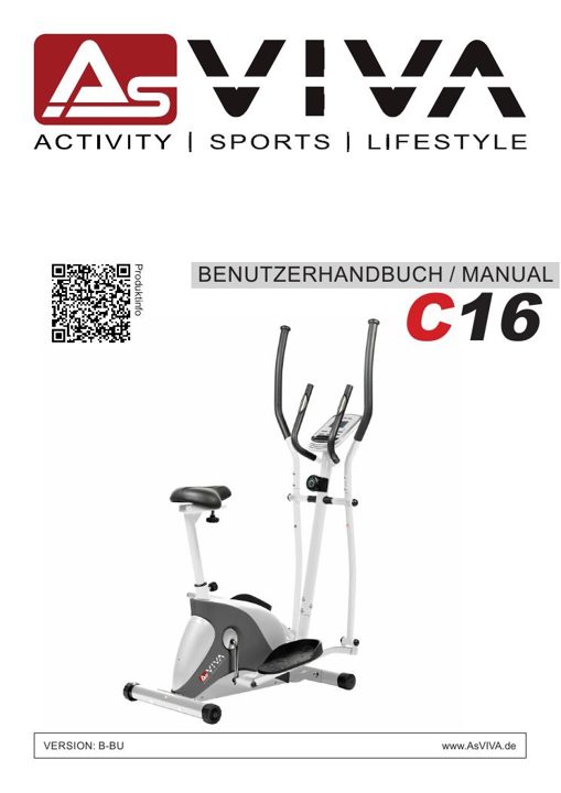 2in1 Cross Trainer & Exercise Bike C16
