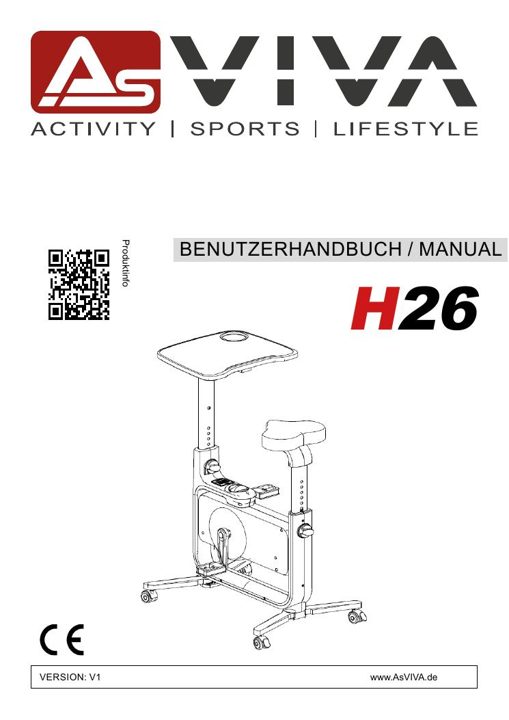 Desk Bike & Exercise Bike H26