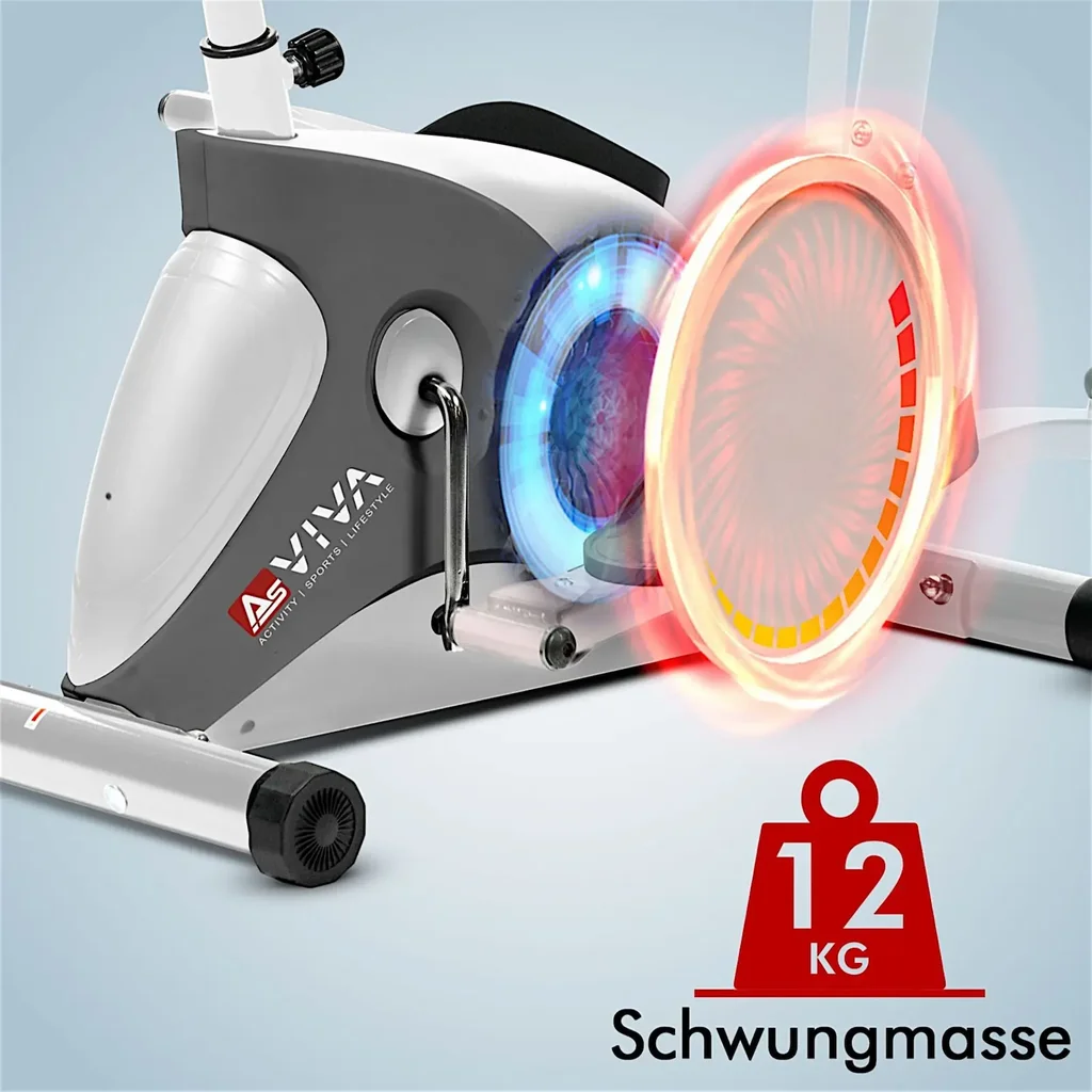 12 kg Schwungmasse für einen runden, gleichmäßigen Lauf
