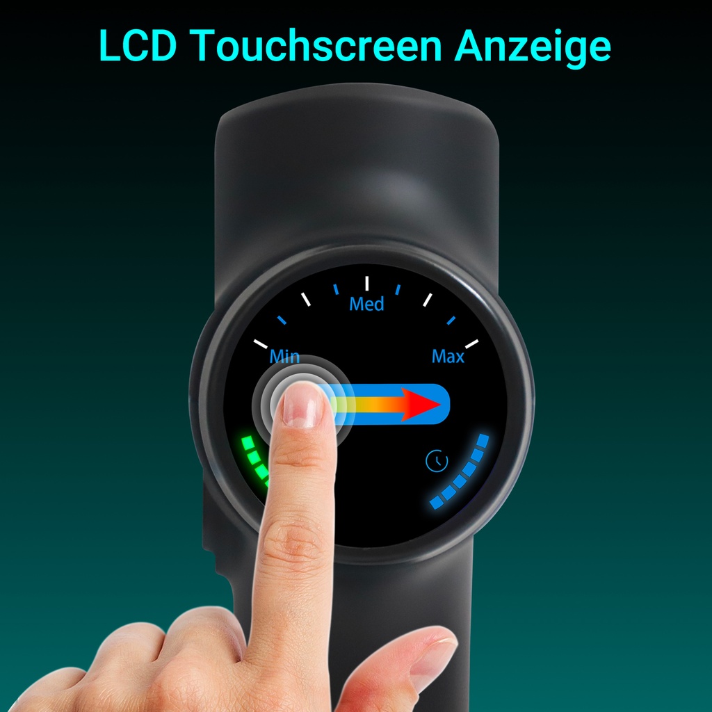 Intuitives LCD-Touch-Display mit Soft-Start